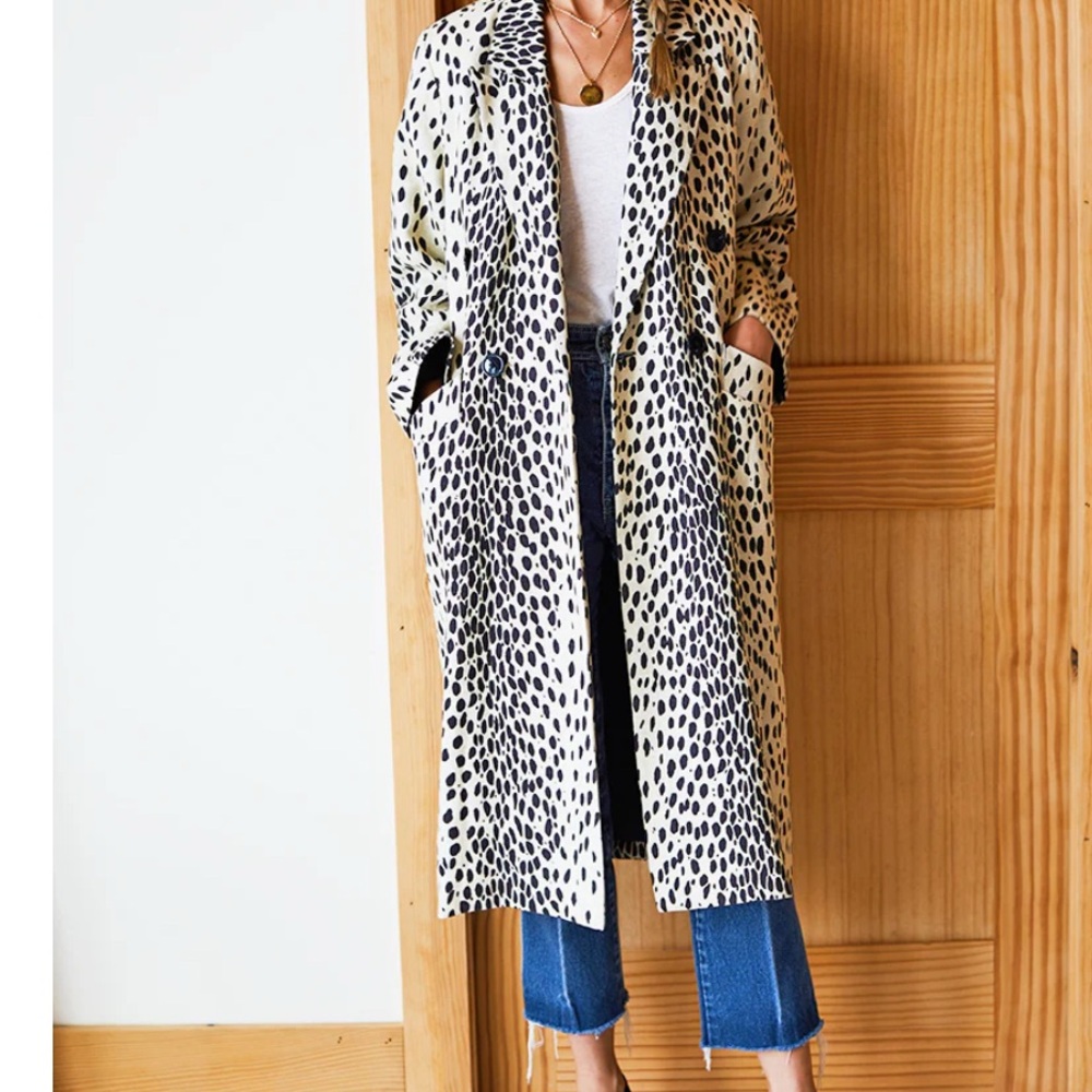 Emerson Fry Black and White Blazer Statement Piece
